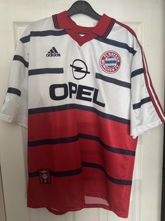 BAYERN MUNICH 1998/00 AWAY SHIRT (L) ADIDAS VINTAGE ORIGINAL FOOTBALL SHIRT