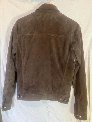 Reiss Jagger Goat Suede Jacket Men's size XS - read description image 2