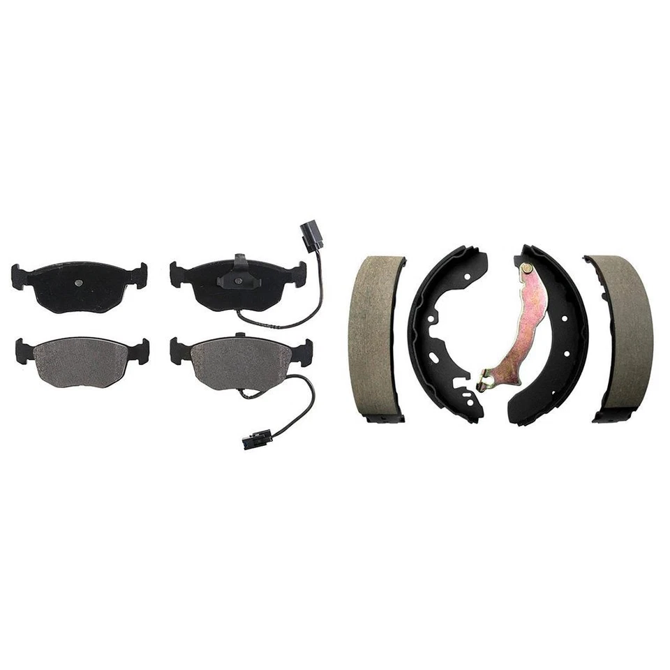 Pastillas de freno delanteras metálicas y zapatas traseras Element3 para Ford Contour 1998 Foto 4 de 4