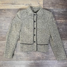 Devon Hall by Paul Taboh cream and black jacket size extra small? XS? B56