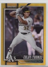 2026 Topps Series 1 Yellow Rainbow Foil 316/399 Colby Thomas #213 1u6