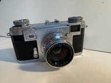 Zeiss Ikon Contax IIa camera, case, Sonnar 1:2 f 5cm lens. Serial T32459. Clean