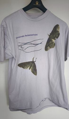 NINE INCH NAILS NIN Downward Spiral Worn Used Vintage T Shirt XL (22/26)