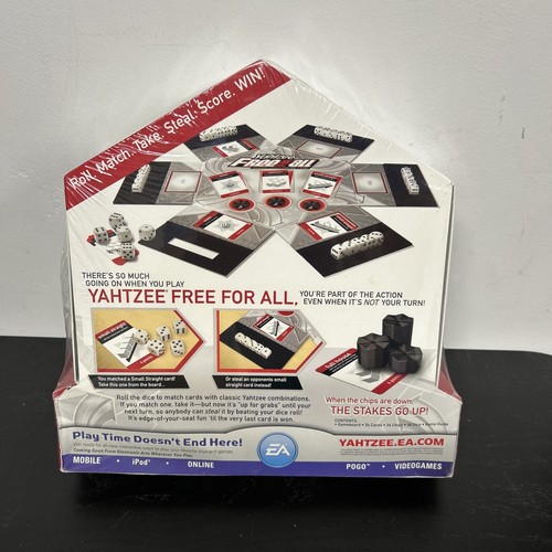 Yahtzee Free For All Game NEW Sealed Parker Brothers 2008 New - Picture 6 of 9