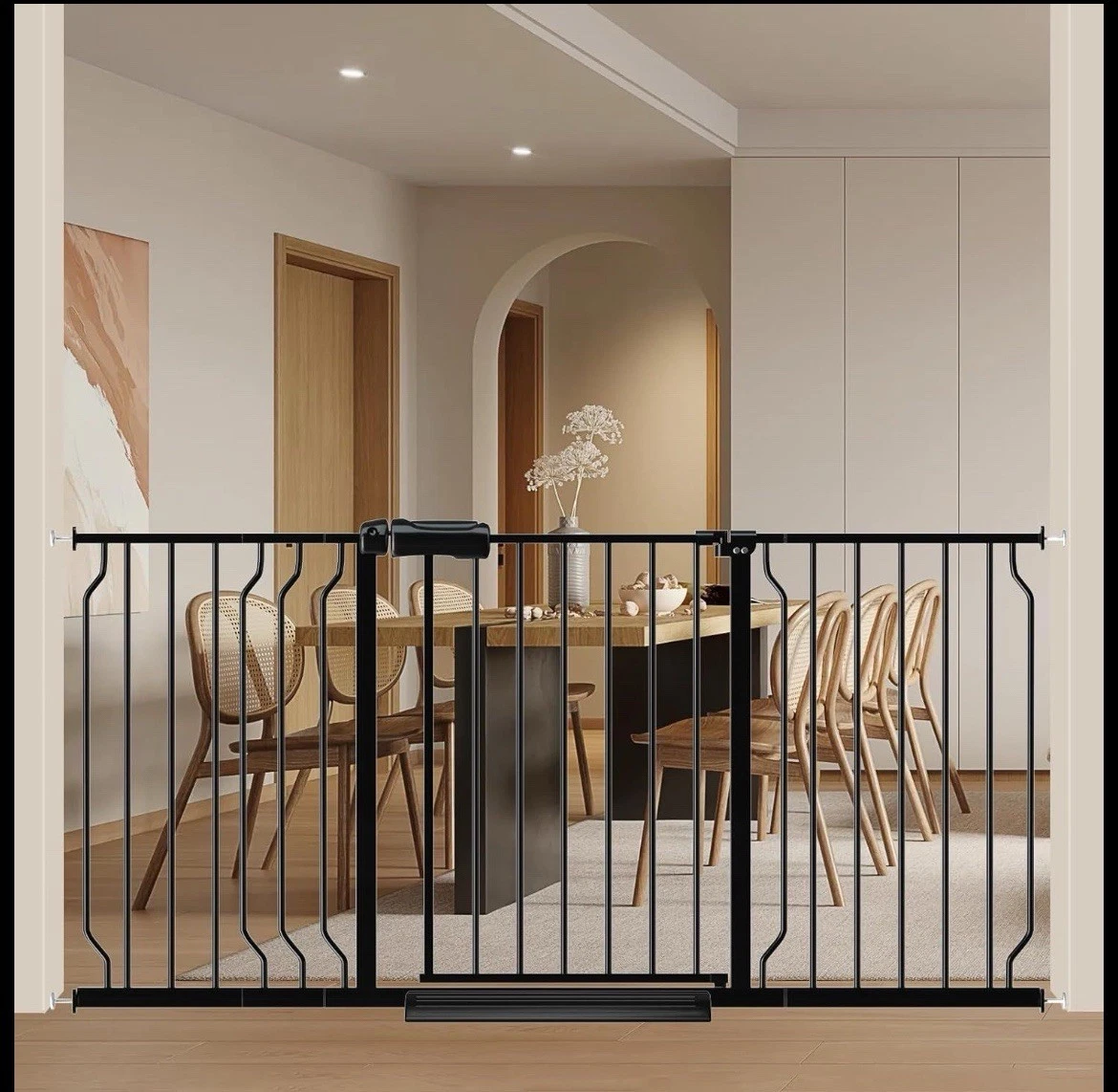 150" Retractable Baby Gate 34" Tall Extra Wide Dog/Pet Gate for Stairs & Doorway
Opens in a new wind
