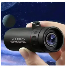 New 2000x25 HD Monocular Telescope Mini Portable Mobile Phone Telescope