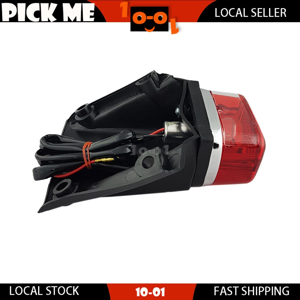 Conjunto de luz de freno trasera para motocicleta compatible con Yamaha IT200 1984 1985 Foto 3 de 3