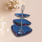 Vintage Shiloh Ware NYC Mirror Finish Elegant 3 Tier Stand Holiday Wedding Serve