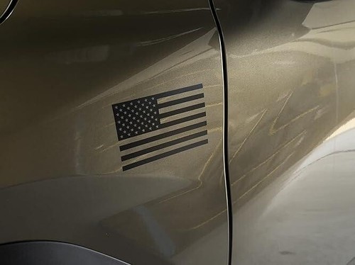 American flag DECALS fits jeep WRANGLER / RENEGADE Rubicon sport vinyl graphics. - Picture 2 of 5