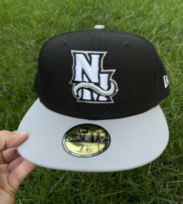 SIZE 7 NEW HAMPSHIRE FISHER CATS NEW ERA AUTHENTIC 59FIFTY FITTED