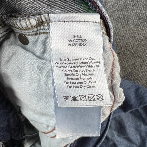 Jeans Eddie Bauer donna 10 pantaloni denim blu ragazzo slim vita media - Foto 16 di 19