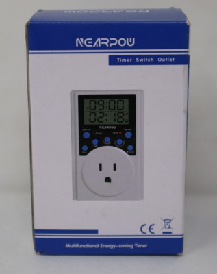 Nearpow Timer Outlet Multifunctional Infinite Cycle Programmable Plug-In Digital