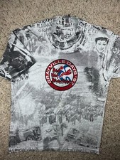 Vintage Grayville Days 90s All Over Print Grunge Marathon Running T Shirt River