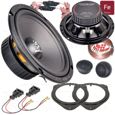 GROUND ZERO LAUTSPRECHER für AUDI A5 Cabrio 8F/8T 2009-2016 Hinten Seite #B1PM