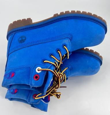 Timberland x Champion Premium 6 Inch Waterproof Boot Blue US Boys Size 1 US