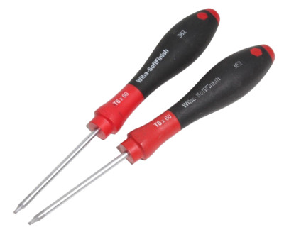 2 Stück Wiha SoftFinish 362 Torx T6x60 Schraubendreher