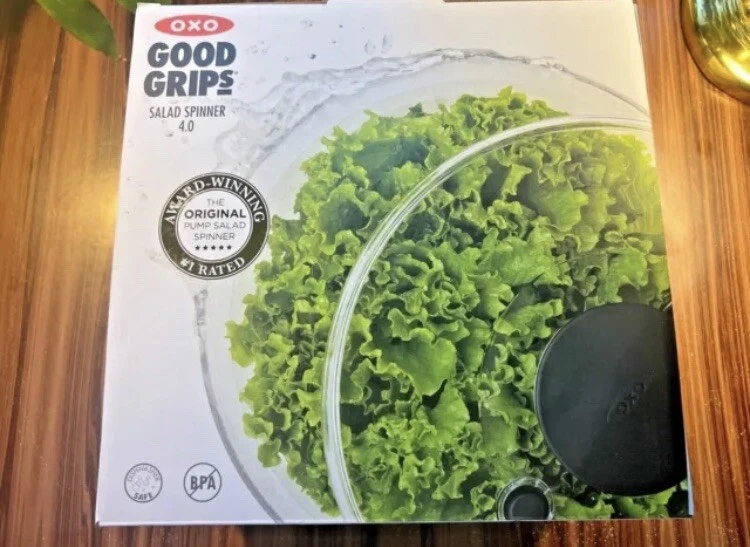 OXO Good Grips Large Salad Herb Spinner 4.0 Kitchen Award Winning #1 Rated NEW