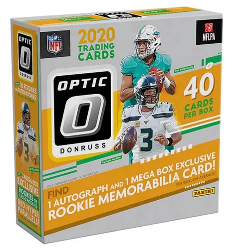 2020 Panini Donruss Optic Football Fanatics Mega Box (Exclusive Red Hyper, Auto)
