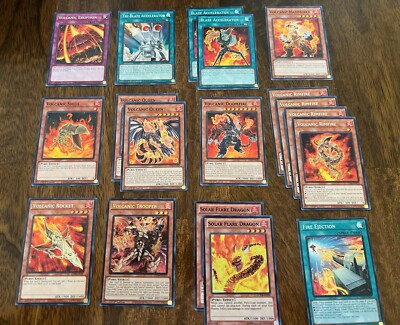 Yu-Gi-Oh! TCG Volcanic/Pyro Beast Themed  Cards NM