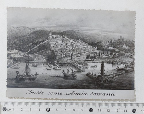 I123427 Cartolina - Trieste come colonia romana - VG 1956 - Imagen 1 de 2