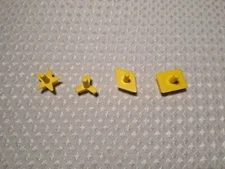 Vintage 1975 Lakeside Perfection Replacement Game Part Piece Shape Pegs Lot 4 #2