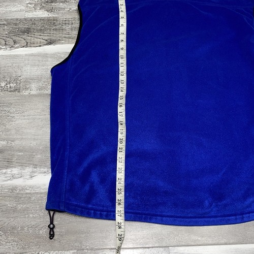 Vintage EMS Eastern Mountain Sports Sweater Mens XL Blue Fleece Vest Polartec - Picture 7 of 8
