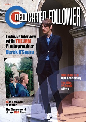 Mod Fanzine Dedicated Follower No.11  Featuring Jam Photographer Derek D'Sozua,