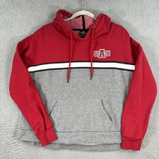 Arkansas State Red Wolves Hoodie WOMENS Large Pullover Sweatshirt Red Gray NCAA