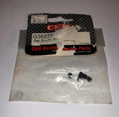 CEN Racing G36271 Set Screws, M5x5mm (6pcs)- ONLY 5 IN BAG