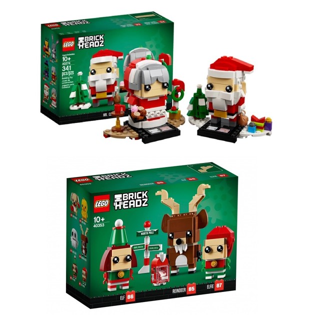 Lego Brickheadz Factory Sealed Set New NIB Seasonal Christmas Sant Claus + Elfs eBay
