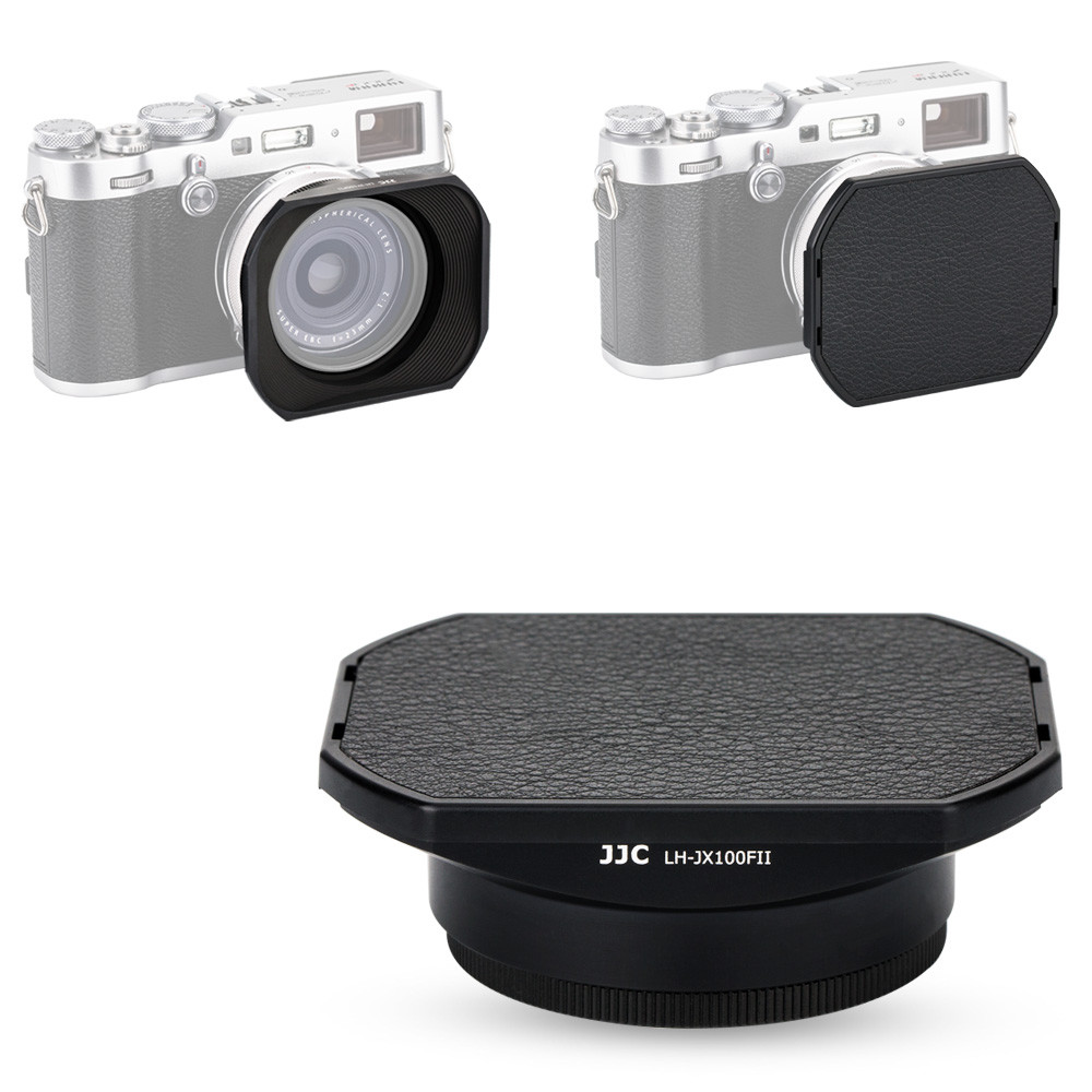 Metal Lens Hood Adapter Ring Hood Cap for Fujifilm X100V X100F