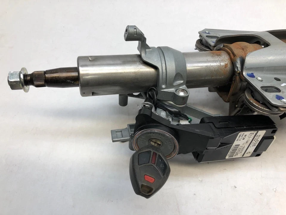 2007 - 2013 Mitsubishi Outlander ES Bare Steering Column & Ignition Key MN101516 - Image 4 of 4