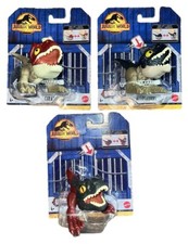 Jurassic World Dominion Uncaged Wild Pop Ups Dinosaur Figures-Set of 3 by Mattel