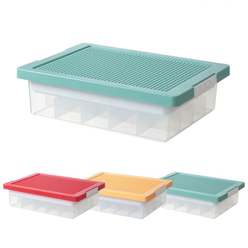 Storage Bin Building Block Storage Box Stackable Storage Bins for Lego Bricks - Picture 3 of 13