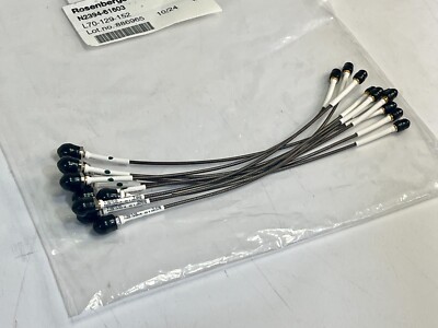 Lot of 10 Rosenberger N2394-61603 Rev 002 - RF Microwave Cables for Advantest