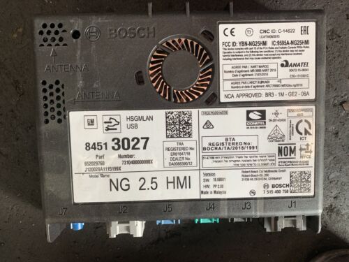 2020 GMC Yukon HUMAN MACHINE INTERFACE BYPASS MODULE COMPUTER
