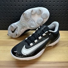 Nike Alpha Huarache Elite 4 Low Baseball Cleats Black DJ6521-011 Men's Size 9