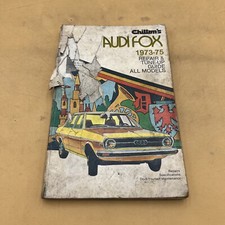1973-75 Chilton’s Audi Fox All Models Repair and Tune-up Manual Guidebook