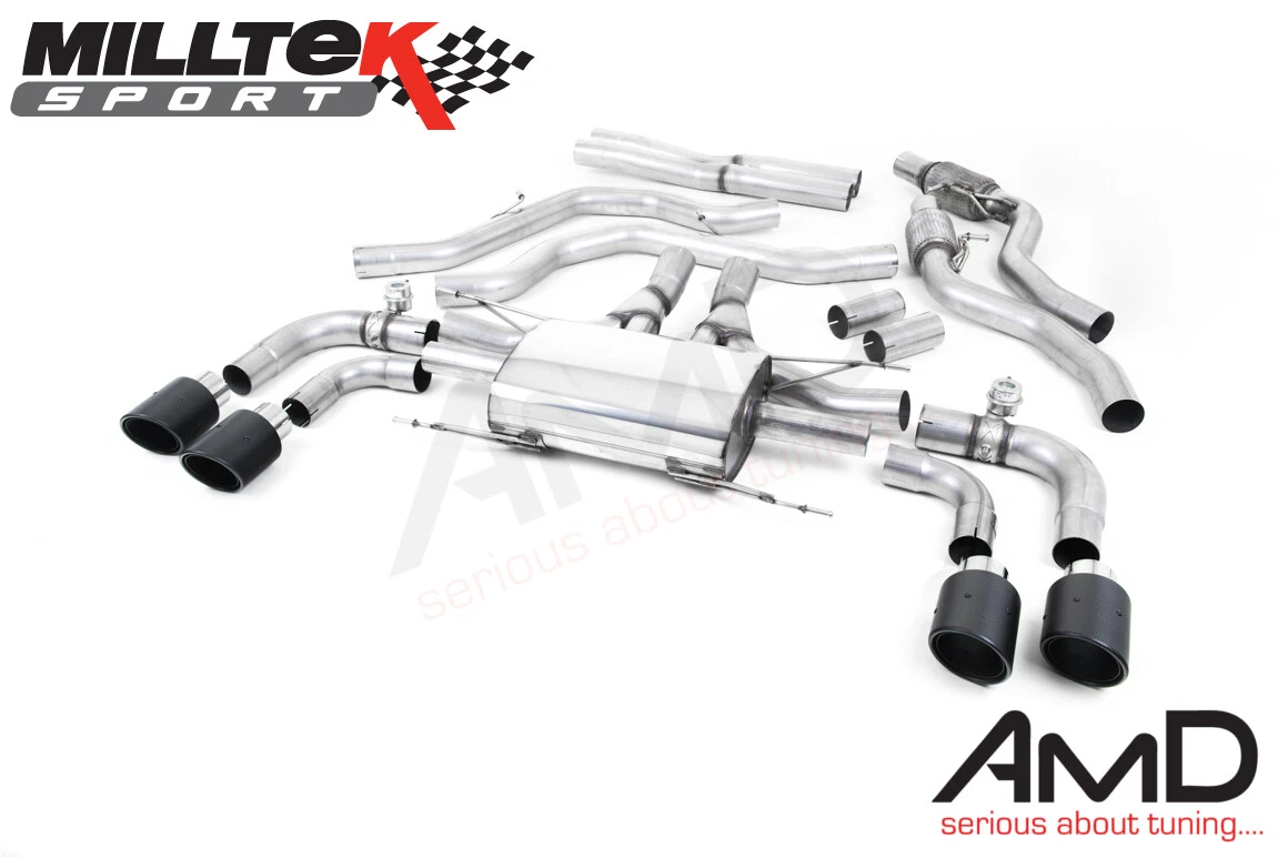 Milltek Alfa Romeo Giulia Quadrifoglio 2.9 V6 Cat Back Exhaust