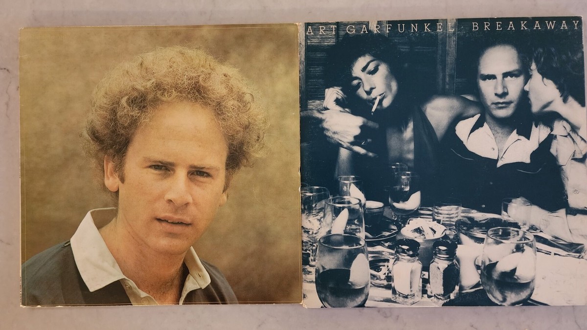 Art Garfunkel Lot - 1973 Angel Clare w/ Poster & 1975 Breakaway