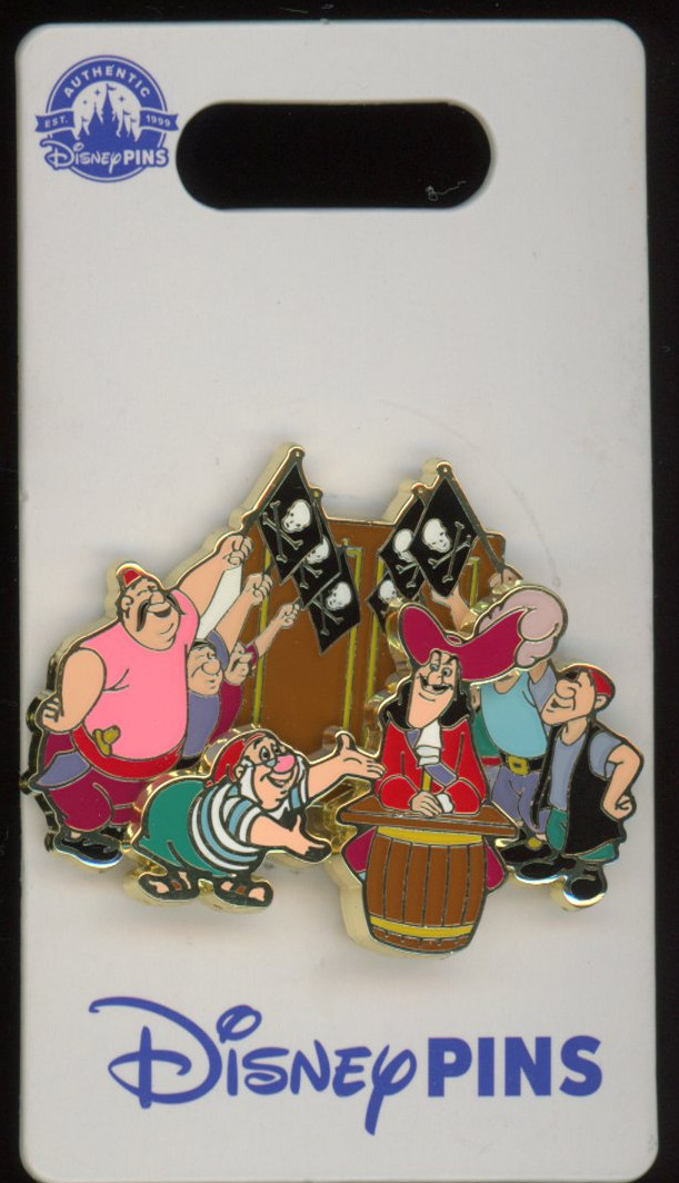 Disney Parks Peter Pan Captain Hook Pirates OE Disney Pin