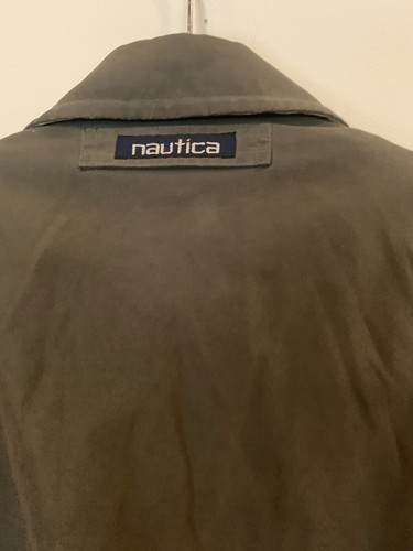 Vintage Nautica Jacket Mens XL (1/G), Removeable lining, Chore Barn Coat, Olive - Picture 9 of 13