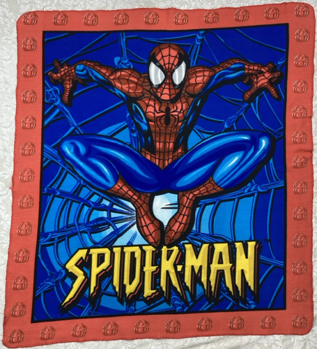 Marvel Spider Man Fleece Kinder Decke Überwurf 55"x50" HAT EINIGE MÄNGEL