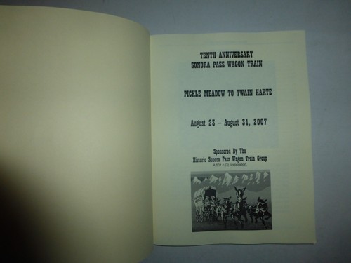 HOOFS & WHEELS The Sonora Pass Legacy Paperback – 2007 B343 - Picture 3 of 7