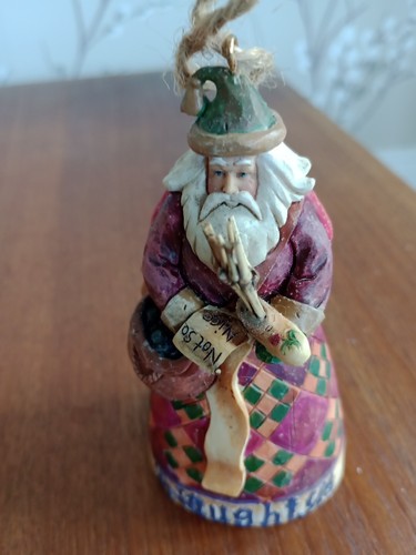 Jim Shore Naughty & Nice Santa Claus Christmas Hanging Ornament 4005789 - Picture 3 of 6