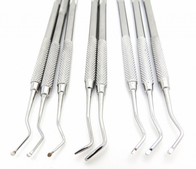 Dental Excavators set of 8 Double ended Excavator Restorative New