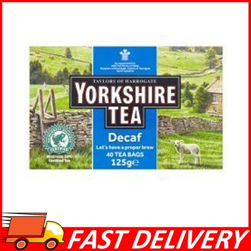 Yorkshire Tea Decaf Proper Brew, 40 Bags, 125g eBay