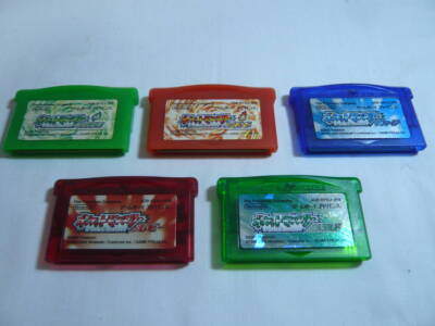 Pokemon Ruby Sapphire Emerald Fire Red Leaf Green set Pokemon Ruby Sapphire Emerald Fire Red Leaf Green set