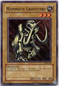Mammoth Graveyard - LOB-009 - Common - Unlimited Edition x3 - Lightly Played