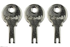 Cotswold Cot1 Upvc Window Cockspur Handle Key ( PACK OF 3)